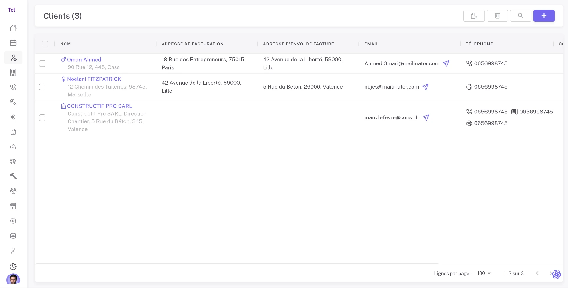 Vue d'ensemble et recherche avancée