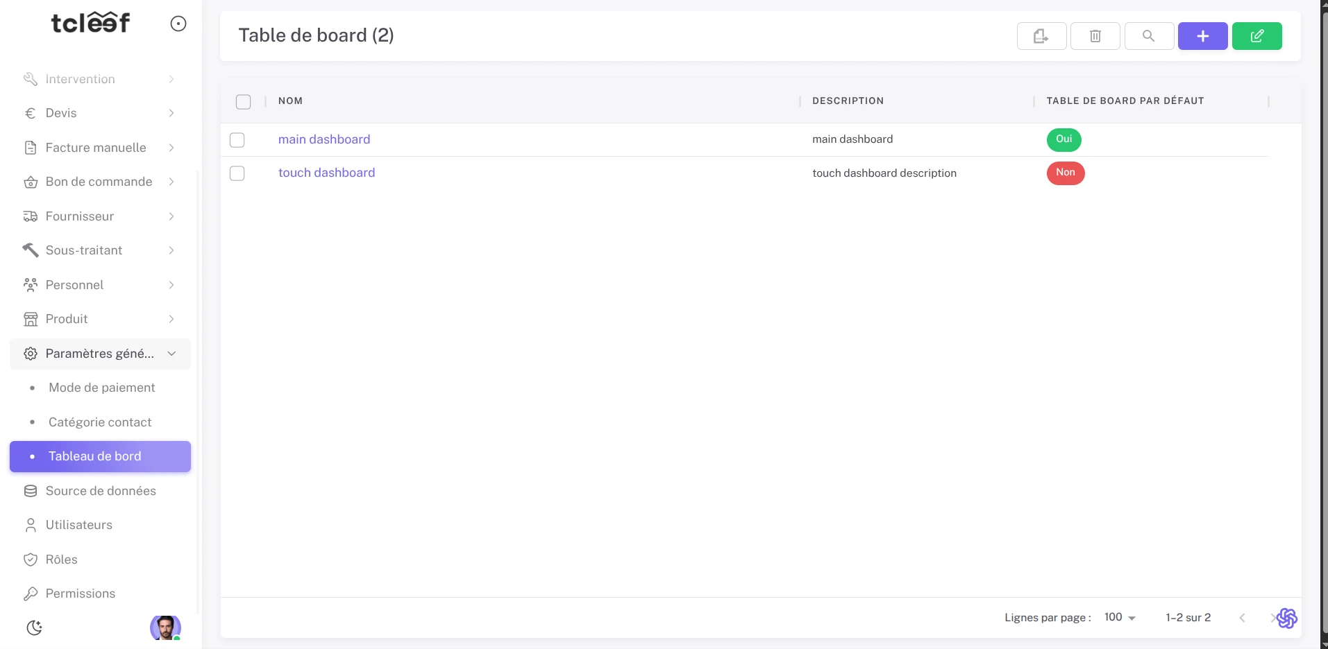 Organisation flexible par glisser-déposer