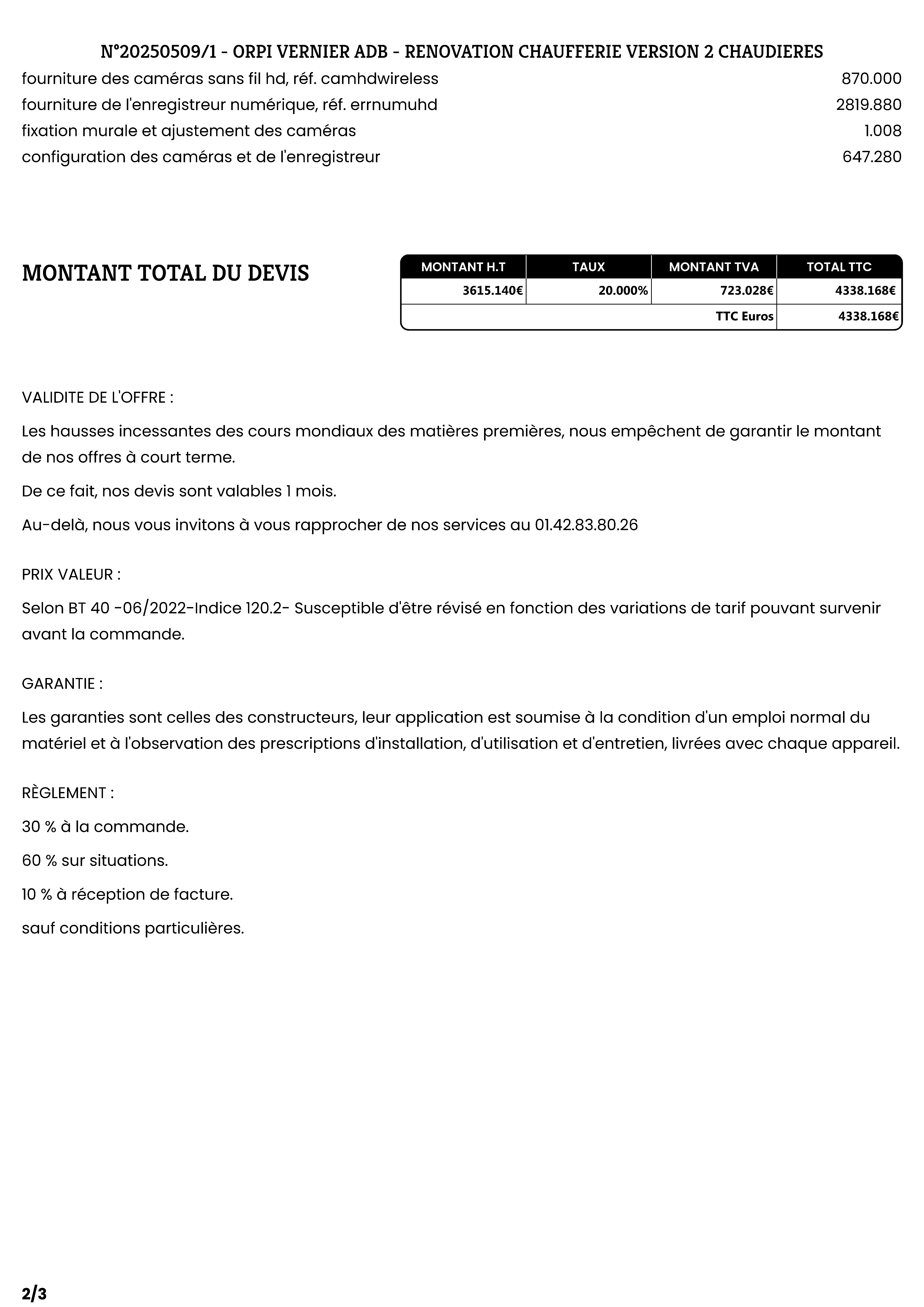 Génération PDF professionnelle image 1