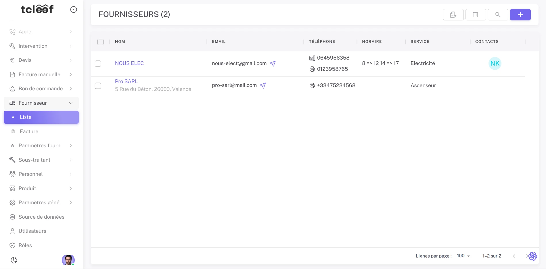 Suivi et traçabilité complète